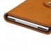 Sony Xperia Z1 Ultra L39H - Top Quality Genuine Leather Flip Wallet Protective Cover Case